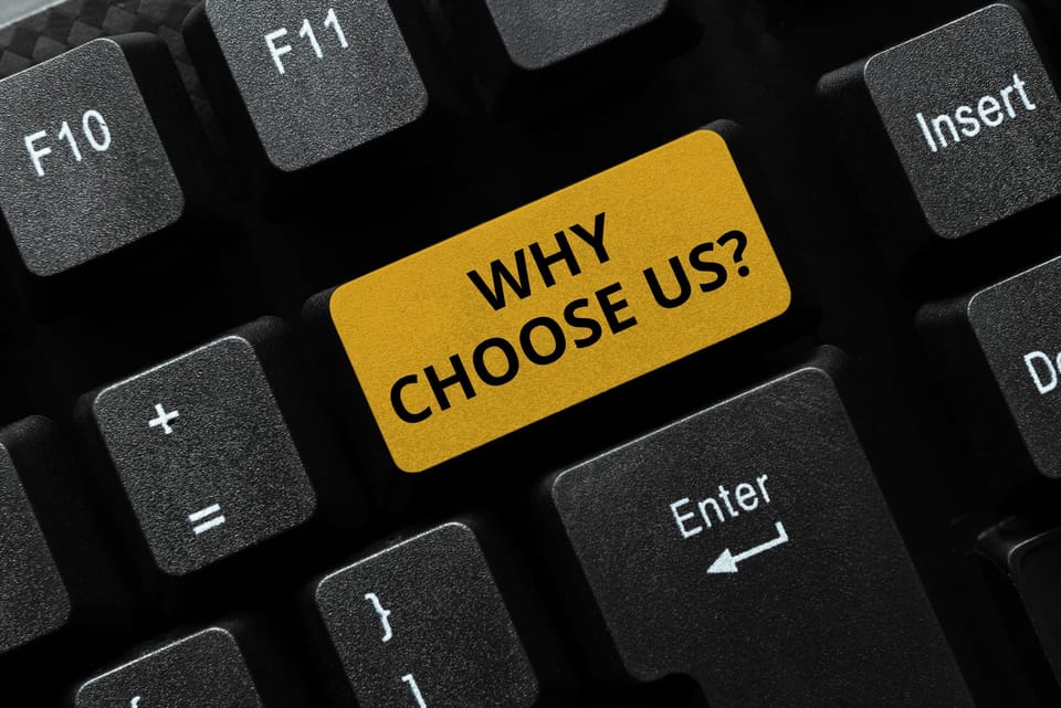 Why work with us?